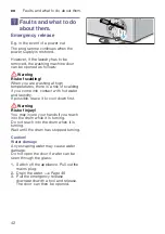 Preview for 42 page of Bosch WAY328890W Instruction Manual And Installation Instructions