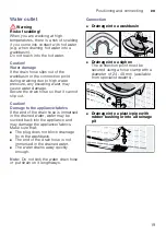 Preview for 19 page of Bosch WAYH890ES Instruction Manual And Installation Instructions