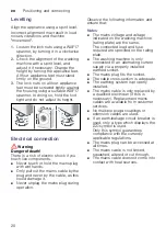 Preview for 20 page of Bosch WAYH890ES Instruction Manual And Installation Instructions