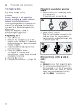 Preview for 22 page of Bosch WAYH890ES Instruction Manual And Installation Instructions