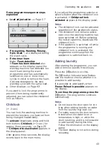 Preview for 43 page of Bosch WAYH890ES Instruction Manual And Installation Instructions