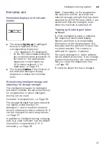 Preview for 47 page of Bosch WAYH890ES Instruction Manual And Installation Instructions