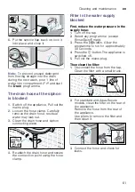 Preview for 61 page of Bosch WAYH890ES Instruction Manual And Installation Instructions