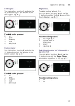 Preview for 43 page of Bosch WDU28561GB Instruction Manual And Installation Instructions