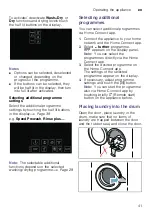 Preview for 41 page of Bosch WDU8H541SN Instruction Manual And Installation Instructions