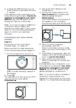 Preview for 47 page of Bosch WDU8H541SN Instruction Manual And Installation Instructions