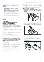 Preview for 53 page of Bosch WDU8H541SN Instruction Manual And Installation Instructions