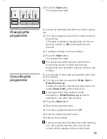 Preview for 19 page of Bosch WFO2466GB Instruction Manual And Installation Instructions