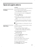 Preview for 21 page of Bosch WFO2466GB Instruction Manual And Installation Instructions