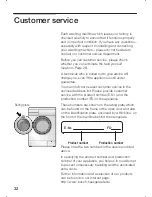 Preview for 32 page of Bosch WFO2466GB Instruction Manual And Installation Instructions