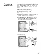 Preview for 37 page of Bosch WFO2466GB Instruction Manual And Installation Instructions