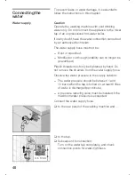 Preview for 40 page of Bosch WFO2466GB Instruction Manual And Installation Instructions