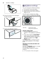 Preview for 40 page of Bosch WGA144A0AU Instruction Manual And Installation Instructions