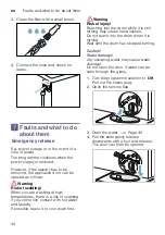 Preview for 44 page of Bosch WGA144A0AU Instruction Manual And Installation Instructions