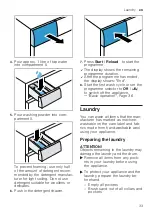 Preview for 33 page of Bosch WGA252X0GC User Manual And Assembly Instructions