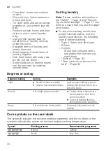 Preview for 34 page of Bosch WGA252X0GC User Manual And Assembly Instructions