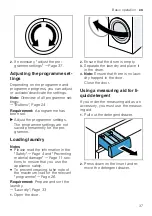 Preview for 37 page of Bosch WGA252X0GC User Manual And Assembly Instructions