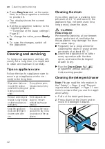 Preview for 42 page of Bosch WGA252X0GC User Manual And Assembly Instructions