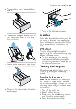 Preview for 43 page of Bosch WGA252X0GC User Manual And Assembly Instructions