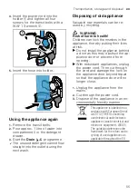 Preview for 55 page of Bosch WGA252X0GC User Manual And Assembly Instructions