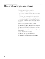 Preview for 6 page of Bosch WLF16164OE Operating And Installation Manual