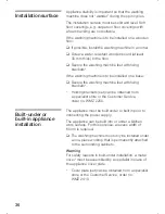 Preview for 36 page of Bosch WLF16164OE Operating And Installation Manual