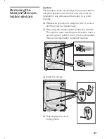 Preview for 37 page of Bosch WLF16164OE Operating And Installation Manual