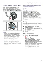 Preview for 37 page of Bosch WNA13400ES Instruction Manual And Installation Instructions