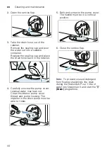 Preview for 44 page of Bosch WNA13400ES Instruction Manual And Installation Instructions