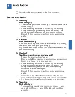 Preview for 27 page of Bosch WOT24455BY Instruction Manual And Installation Instructions