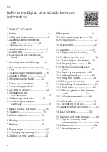 Preview for 2 page of Bosch WQG233DMFG User Manual And Installation Instructiions