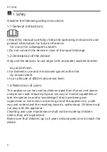 Preview for 4 page of Bosch WQG233DMFG User Manual And Installation Instructiions