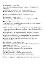 Preview for 6 page of Bosch WQG233DMFG User Manual And Installation Instructiions