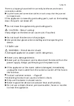 Preview for 7 page of Bosch WQG233DMFG User Manual And Installation Instructiions