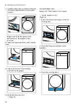 Preview for 36 page of Bosch WQG233DMFG User Manual And Installation Instructiions