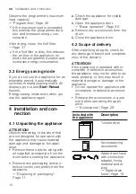 Preview for 12 page of Bosch WQG24509GB User Manual And Installation Instructions