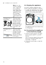 Preview for 16 page of Bosch WQG24509GB User Manual And Installation Instructions