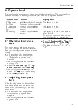 Preview for 25 page of Bosch WQG24590BY User Manual And Installation Instructions