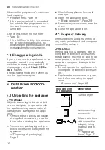 Preview for 12 page of Bosch WQG245A User Manual And Installation Instructions