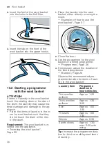 Preview for 36 page of Bosch WQG245A0ES User Manual And Installation Instructions