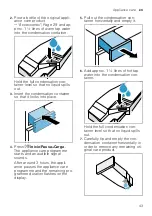 Preview for 43 page of Bosch WQG245A0ES User Manual And Installation Instructions