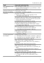 Preview for 47 page of Bosch WQG245AESN User Manual And Installation Instructions