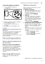 Preview for 17 page of Bosch WT47UHE9DN Installation And Operating Instructions Manual