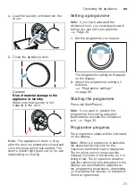 Preview for 31 page of Bosch WT47UHE9DN Installation And Operating Instructions Manual