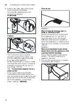 Preview for 44 page of Bosch WT47UHE9DN Installation And Operating Instructions Manual