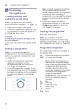 Preview for 24 page of Bosch WTG86260CL Installation And Operating Instructions Manual