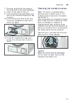 Preview for 31 page of Bosch WTG86263ES Installation And Operating Instructions Manual