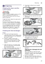 Preview for 35 page of Bosch WTG86401TC Installation And Operating Instructions Manual