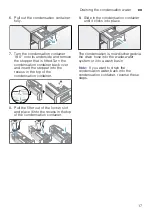 Preview for 17 page of Bosch WTG87239EE Installation And Operating Instructions Manual