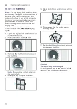 Preview for 32 page of Bosch WTG8729XEE Installation And Operating Instructions Manual